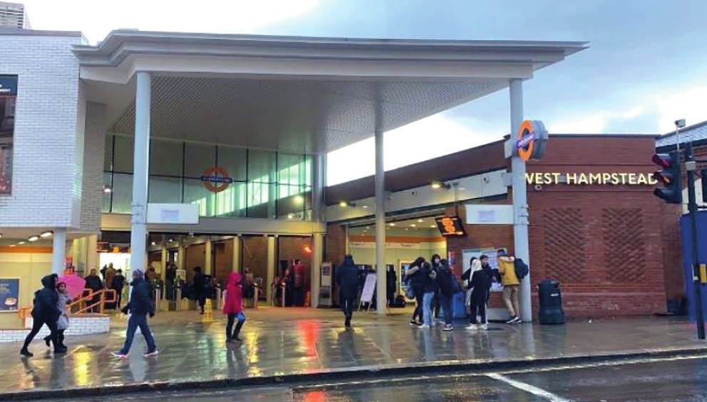 west hampstead station exterior